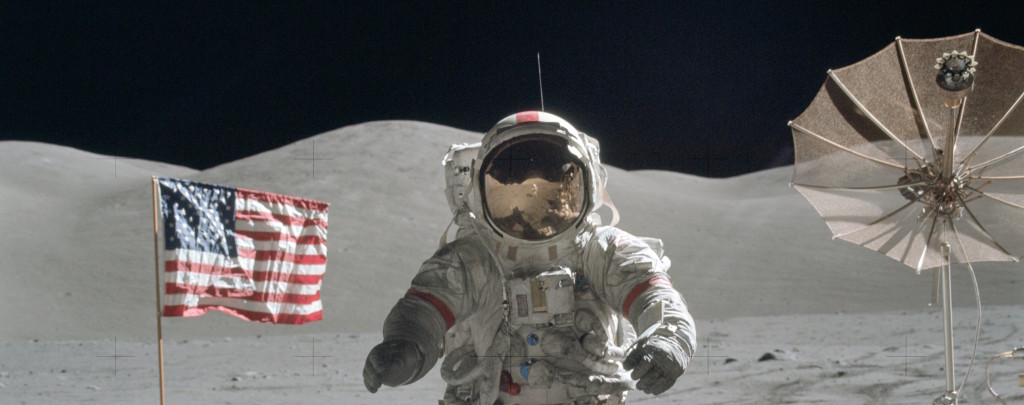 “Last man on moon” Gene Cernan, NASA image archive.