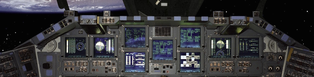 The pilot’s “business intelligence dashboard” aboard Space Shuttle Atlantis, NASA D
